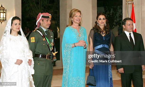 The Wedding Celebrations Of Crown Prince Hamzah Bin Al Hussein Of Jordan & Princess Noor In Amman. .