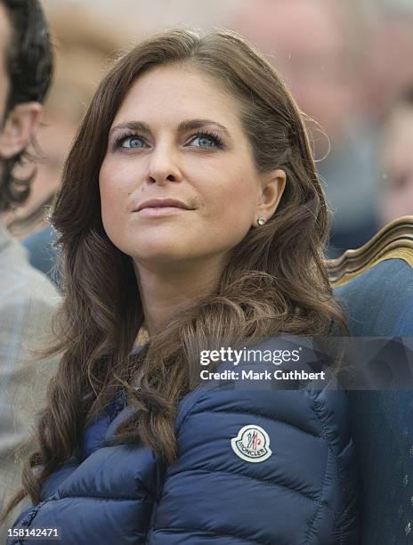 Princess Madeleine Of Sweden At A Concert Celebrating Victorias 35Th Birthday At Borgholm'S Idrottsplats In Borgholm, Sweden.