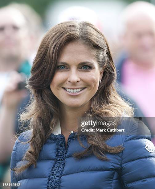 Princess Madeleine Of Sweden At A Concert Celebrating Victorias 35Th Birthday At Borgholm'S Idrottsplats In Borgholm, Sweden.