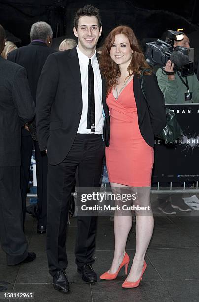 Blake Harrison And Kerry Ann-Lynch At The Premiere Of The New Batman Film, The Dark Knight Rises At The Odeon Leicester Square, London.