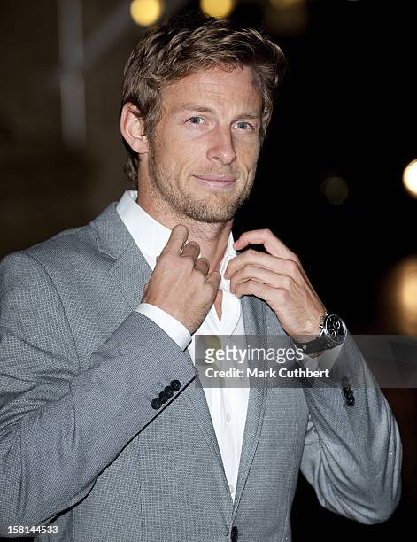 Jenson Button Arrives At The Prince'S Trust Rock Gala, At The Royal Albert Hall In Central London.