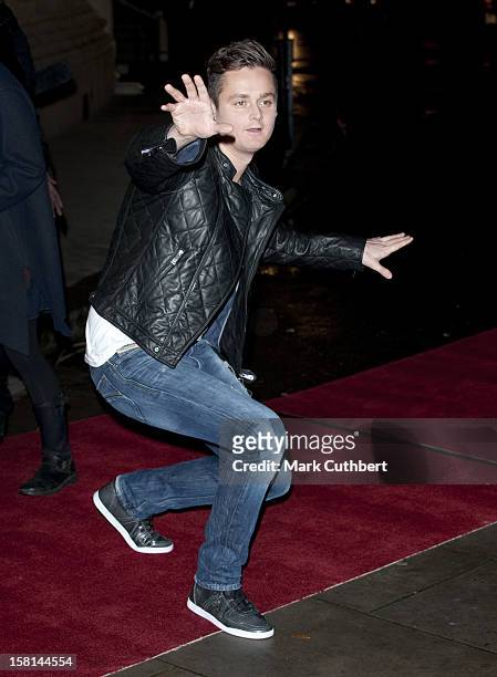 Tom Chaplin Arrives At The Prince'S Trust Rock Gala, At The Royal Albert Hall In Central London.