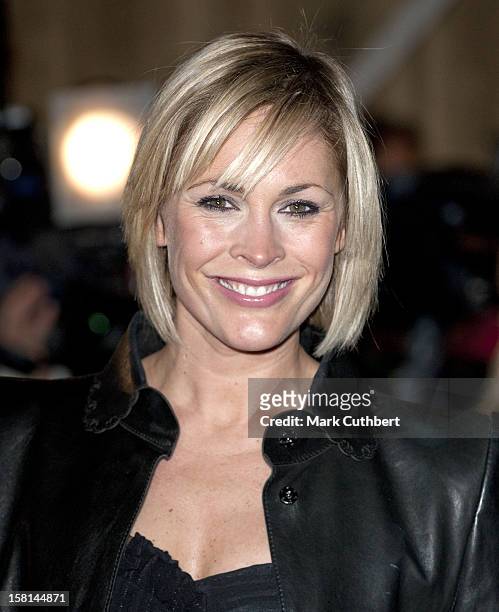 Jenni Falconer Arrives At The Prince'S Trust Rock Gala, At The Royal Albert Hall In Central London.