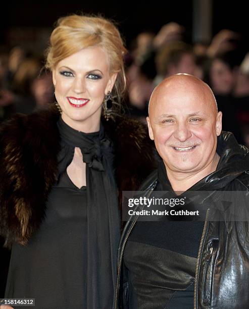 Aldo Zilli And Wife Nikki Arriving For The World Premiere Of The Woman In Black, At The Royal Festival Hall, Southbank Centre, Belvedere Road, London.