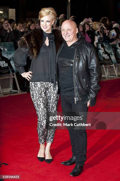 Aldo Zilli And Wife Nikki Arriving For The World Premiere Of The Woman In Black, At The Royal Festival Hall, Southbank Centre, Belvedere Road, London.