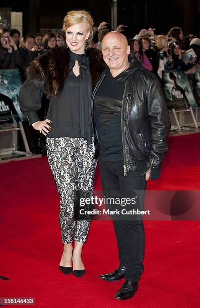 Aldo Zilli And Wife Nikki Arriving For The World Premiere Of The Woman In Black, At The Royal Festival Hall, Southbank Centre, Belvedere Road, London.