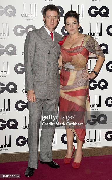 Bradley Wiggins And Wife Catherine At The 2012 Gq Men Of The Year Awards At The Royal Opera House, Bow Street, London.
