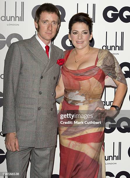 Bradley Wiggins And Wife Catherine At The 2012 Gq Men Of The Year Awards At The Royal Opera House, Bow Street, London.