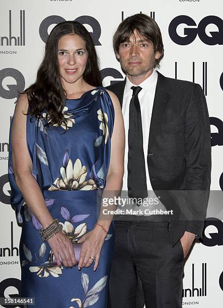 Alex James And Wife Claire Neate At The 2012 Gq Men Of The Year Awards At The Royal Opera House, Bow Street, London.