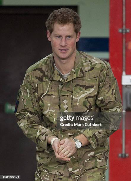 Prince Harry, As Honorary Air Commandant, Visits Royal Air Force Honington Where He Met Raf Personnel And Inspected Some Military Hardware.