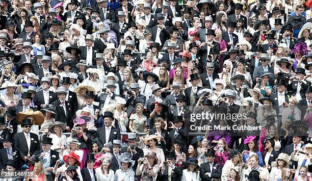 Crowds On The Final Day Of Royal Ascot.