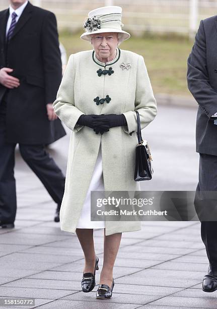 The Queen, Accompanied By The Duke Of Edinburgh, Visits Palm Paper Ltd In Kings Lynn, Norfolk.