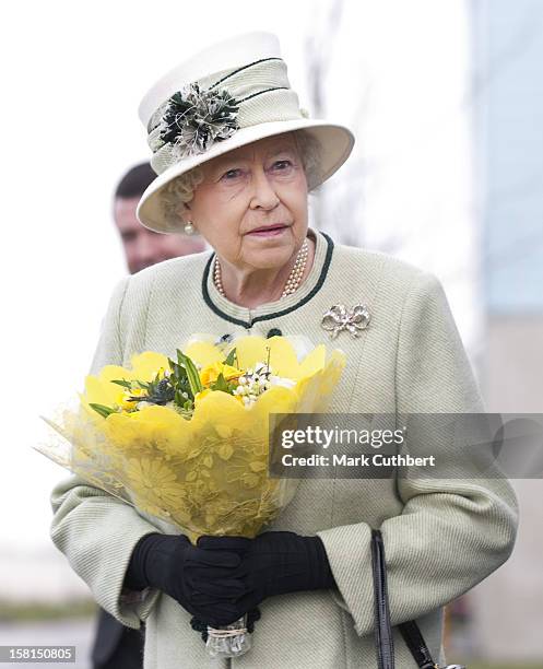 The Queen, Accompanied By The Duke Of Edinburgh, Visits Palm Paper Ltd In Kings Lynn, Norfolk.