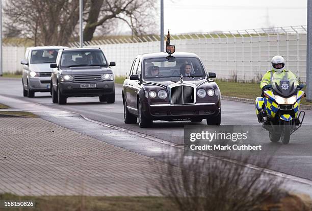 The Queen, Accompanied By The Duke Of Edinburgh, Visits Palm Paper Ltd In Kings Lynn, Norfolk.