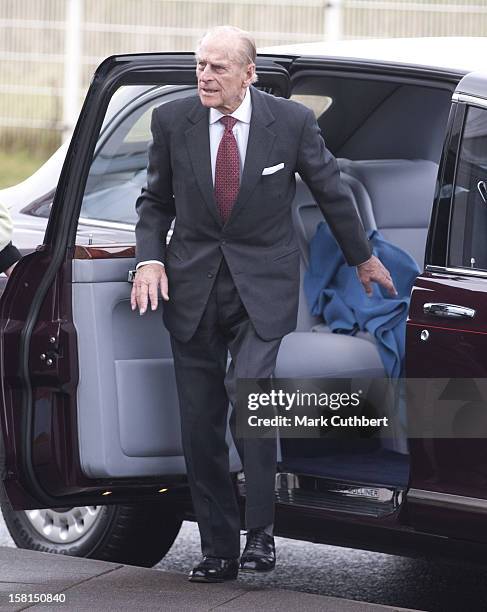 The Queen, Accompanied By The Duke Of Edinburgh, Visits Palm Paper Ltd In Kings Lynn, Norfolk.