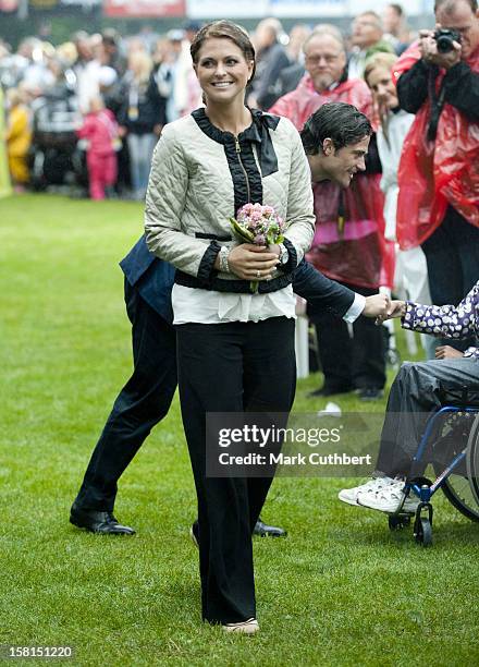 Princess Madeleine Of Sweden During Princess Victoria Of Sweden'S 34Th Birthday Concert In Oland, Sweden.