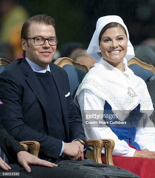 Princess Victoria And Prince Daniel During Princess Victoria Of Sweden'S 34Th Birthday Concert In Oland, Sweden.