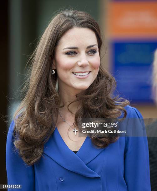 Catherine, The Duchess Of Cambridge, Royal Patron Of East Anglias Childrens Hospices , Visits The Treehouse, A Hospice Run By Each In Ipswich To...