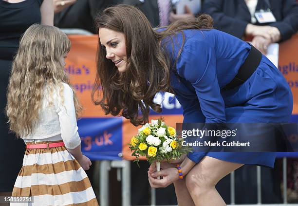 Catherine, The Duchess Of Cambridge, Royal Patron Of East Anglias Childrens Hospices , Visits The Treehouse, A Hospice Run By Each In Ipswich To...