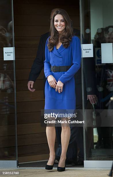 Catherine, The Duchess Of Cambridge, Royal Patron Of East Anglias Childrens Hospices , Visits The Treehouse, A Hospice Run By Each In Ipswich To...