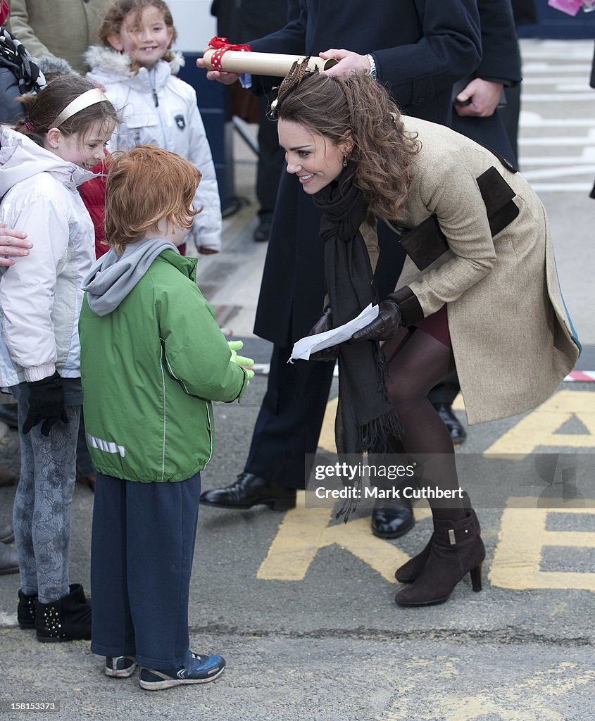 Prince William And Kate Middleton Visit Anglesey