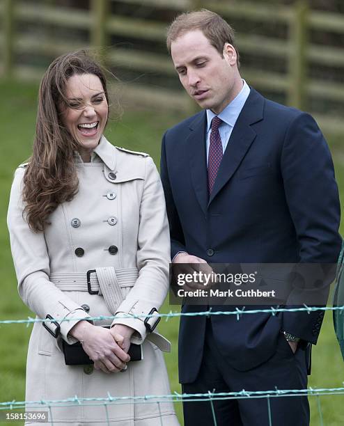 Prince William And Catherine Middleton Visit Greenmount Campus During A Visit To The College Of Agriculture, Food And Rural Enterprise, In Antirm,...