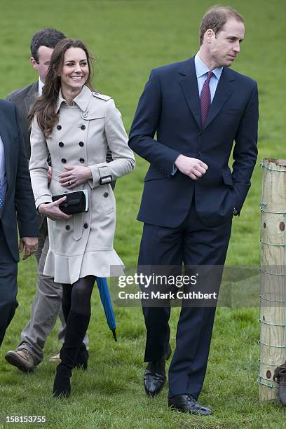 Prince William And Catherine Middleton Visit Greenmount Campus During A Visit To The College Of Agriculture, Food And Rural Enterprise, In Antirm,...