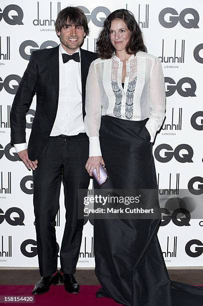 Alex James And Wife Claire Neate At The 2011 Gq Men Of The Year Awards At The Royal Opera House, Covent Garden, London.