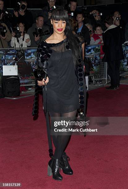 Shanika Warren-Markland Arrives At The Odeon West End Cinema In Central London, For The Premiere Of The Film Demons Never Die.