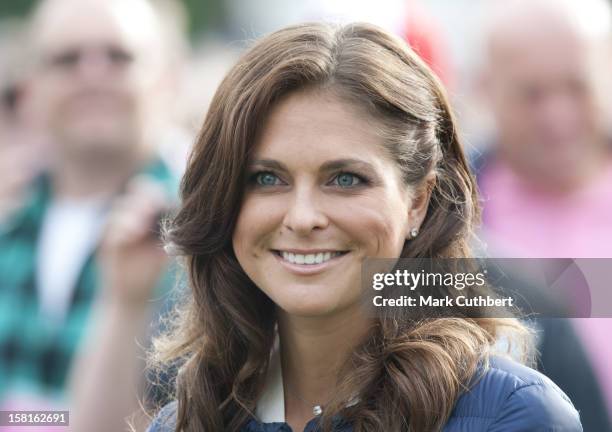 Princess Madeleine Of Sweden At A Concert Celebrating Victorias 35Th Birthday At Borgholm'S Idrottsplats In Borgholm, Sweden.