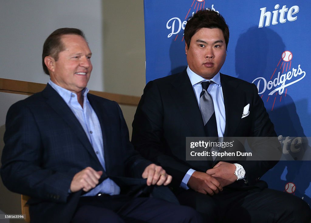 Los Angeles Dodgers Introduce Hyun-Jin Ryu