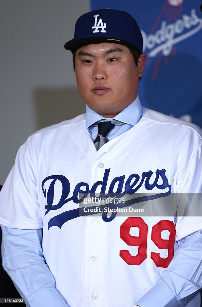 Los Angeles Dodgers Introduce Hyun-Jin Ryu