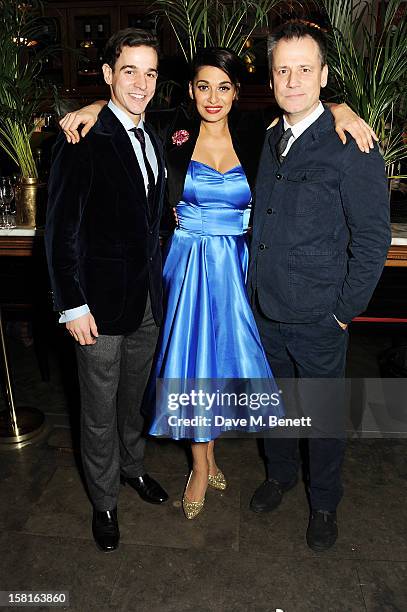 Cast members Joseph Timms, Sophiya Haque and director Michael Grandage attend an after party celebrating the press night performance of the Michael...