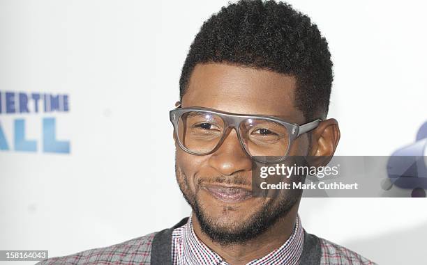 Usher Attending The Capital Fm Summertime Ball At Wembley Stadium.