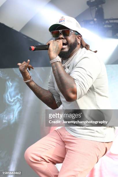 Pain performs during Toronto's Festival Of Beer at Bandshell Park on July 30, 2023 in Toronto, Ontario.