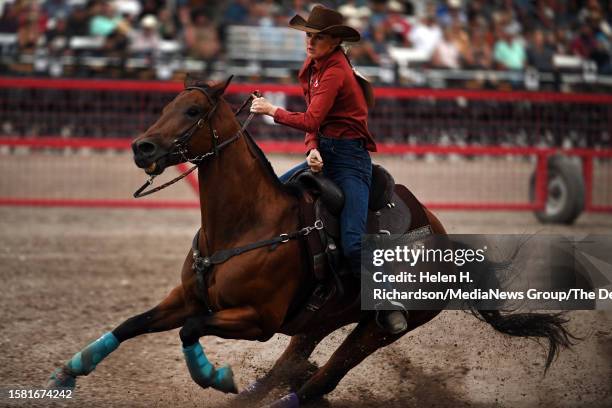 Cheyenne Rodeo Foal Racing 33 Cheyenne Frontier Days Old West Museum Stock Photos, High-Res ...