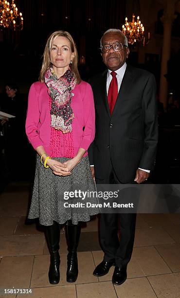 Kate McCann and Sir Trevor McDonald attend the Missing People Carol Service at St-Martin-In-The-Fields, Trafalgar Square, on December 10, 2012 in...