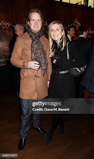 Fiona Phillips and Martin Frizell attend the Missing People Carol Service at St-Martin-In-The-Fields, Trafalgar Square, on December 10, 2012 in...