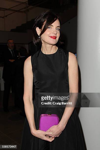 Elizabeth McGovern attends an evening with the cast and producers of PBS Masterpiece series "Downton Abbey" hosted by Ralph Lauren & Graydon Carter...
