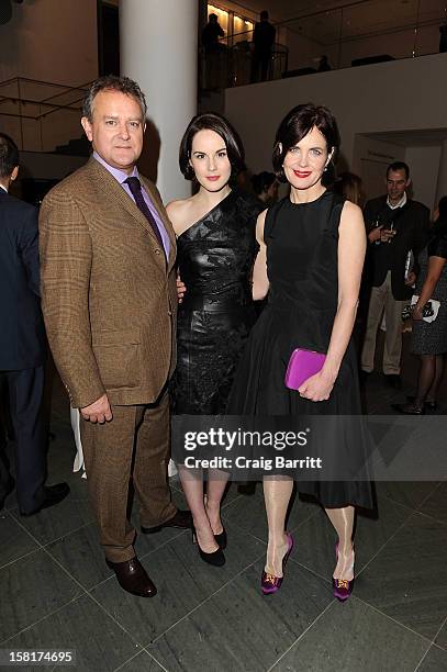 Hugh Bonneville, Michelle Dockery and Rob James-Collier attend an evening with the cast and producers of PBS Masterpiece series "Downton Abbey"...