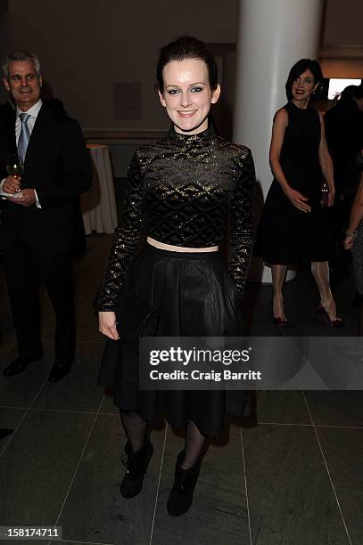 Sophie McShera attends an evening with the cast and producers of PBS Masterpiece series "Downton Abbey" hosted by Ralph Lauren & Graydon Carter on...