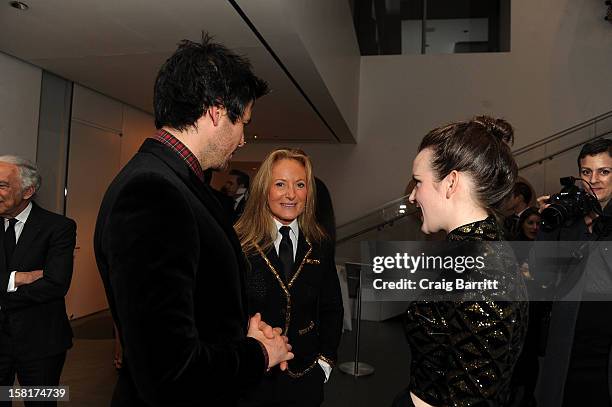 Rob James-Collier, Sophie McShera and guest attend an evening with the cast and producers of PBS Masterpiece series "Downton Abbey" hosted by Ralph...