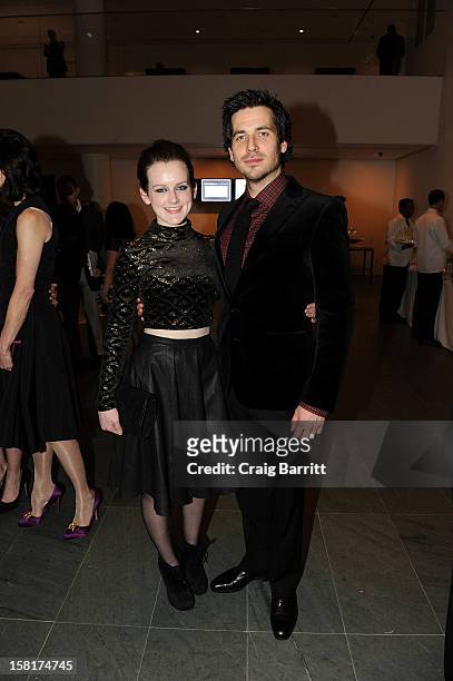 Sophie McShera and Rob James-Collier attend an evening with the cast and producers of PBS Masterpiece series "Downton Abbey" hosted by Ralph Lauren &...