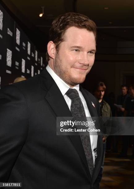 Actor Chris Pratt attends the "Zero Dark Thirty" Los Angeles Premiere at Dolby Theatre on December 10, 2012 in Hollywood, California.