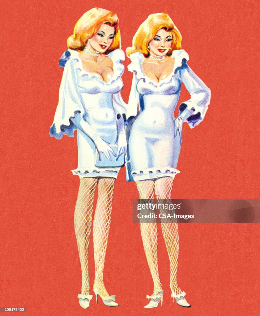 Twins Wearing Same Outfit