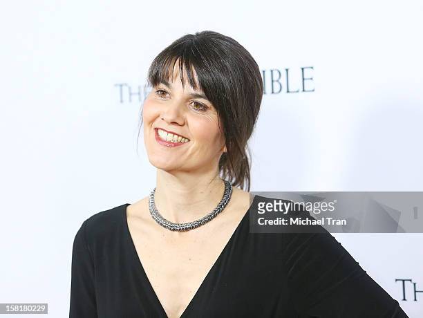 Maria Belon arrives at the Los Angeles premiere of "The Impossible" held at ArcLight Cinemas Cinerama Dome on December 10, 2012 in Hollywood,...