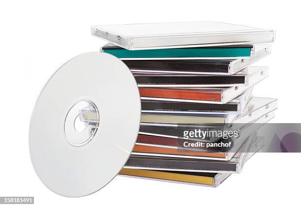 cd de música - dvd fotografías e imágenes de stock