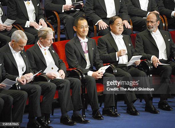 Nobel Prize in Medicine laureate Shinya Yamanaka attends the Nobel Prize Award Ceremony at Concert Hall on December 10, 2012 in Stockholm, Sweden.