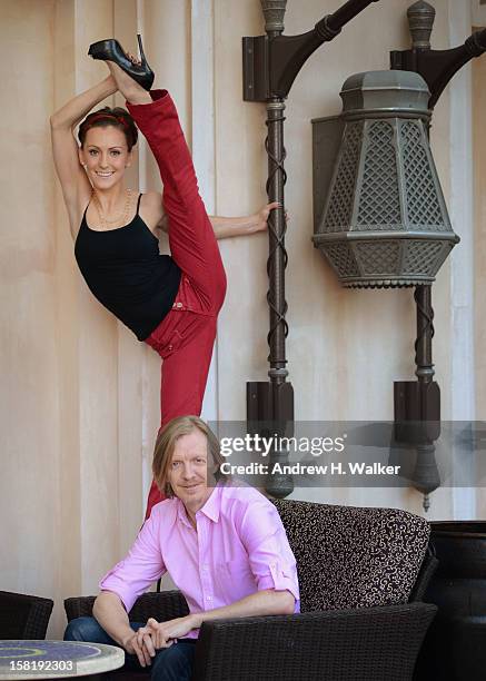 Actress Erica Linz and director Andrew Adamson during a portrait session on day three of the 9th Annual Dubai International Film Festival held at the...