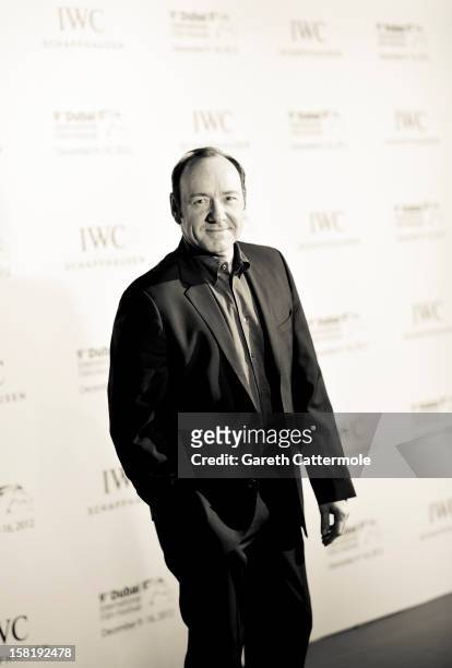 Actor Kevin Spacey attends the Dubai International Film Festival and IWC Schaffhausen Filmmaker Award Gala Dinner and Ceremony at the One and Only...